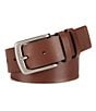 Color:Brown - Image 1 - Big & Tall Rodgers Leather Belt