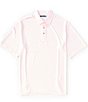 Color:Cradle Pink - Image 1 - Big & Tall Short Sleeve Performance Gingham Polo
