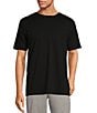Color:Black - Image 1 - Big & Tall Short Sleeve Solid Pocket Crew T-Shirt
