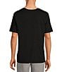 Color:Black - Image 2 - Big & Tall Short Sleeve Solid Pocket Crew T-Shirt