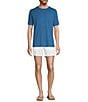 Roundtree & Yorke Big & Tall Short Sleeve Solid Pocket Crew T-Shirt, Color:Bright Blue Heather - Image 3