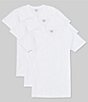 Color:White - Image 1 - Big & Tall Short-Sleeve V-Neck Tees 3-Pack