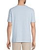 Roundtree & Yorke Big & Tall Solid Cloud Short Sleeve V-Neck T-Shirt - Image 2