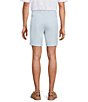 Roundtree & Yorke Big & Tall Solid Flat Front Performance 8#double; Inseam Shorts - Image 2