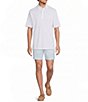 Roundtree & Yorke Big & Tall Solid Flat Front Performance 8#double; Inseam Shorts - Image 3
