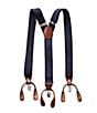 Color:Navy - Image 1 - Big & Tall Solid Suspenders