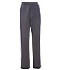 Color:Charcoal Heather - Image 2 - Big & Tall TravelSmart CoreComfort Flat-Front Classic Relaxed Fit Chino Pants