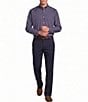 Roundtree & Yorke Big & Tall TravelSmart Easy Care Mini Check Sport Shirt - Image 3