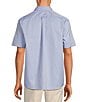 Color:Blue - Image 2 - Big & Tall TravelSmart Easy Care Short Sleeve Solid Dobby Sport Shirt