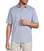 Roundtree & Yorke Big & Tall TravelSmart Short Sleeve Button Front Shirt - Image 4