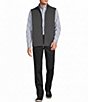 Roundtree & Yorke Big & Tall TravelSmart Solid Full-Zip Vest - Image 3