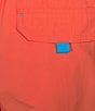 Roundtree & Yorke Boardwalk Cargo 9#double; Solid Swim Trunk, Color:Bright Melon - Image 3