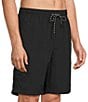 Roundtree & Yorke Boardwalk Cargo 9#double; Solid Swim Trunks - Image 3