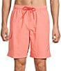 Roundtree & Yorke Boardwalk Cargo 9#double; Solid Swim Trunks - Image 1
