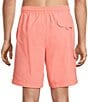 Roundtree & Yorke Boardwalk Cargo 9#double; Solid Swim Trunks - Image 2