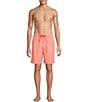 Roundtree & Yorke Boardwalk Cargo 9#double; Solid Swim Trunks - Image 3