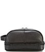 Color:Black - Image 2 - Bottom Zip Leather Travel Kit