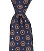 Roundtree & Yorke Bruce Medallion Traditional Silk Blend Tie - Image 3