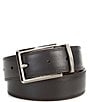 Roundtree & Yorke Burnished Edge Reversible Leather Belt, Color:Cognac - Image 2