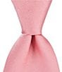 Color:Pink - Image 1 - Cardinal Solid 3 1/8#double; Silk Tie