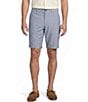 Roundtree & Yorke Casual Linen Flat Front 9#double; Solid Shorts - Image 1