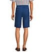 Color:Blue - Image 2 - Casuals Classic Fit Flat Front Washed 11#double; Chino Shorts