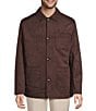 Roundtree & Yorke Chore Faux Suede Jacket, Color:Chocolate - Image 3