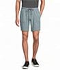 Roundtree & Yorke Classic Fit 8#double; Inseam Performance Ripstop Drawstring Shorts - Image 1