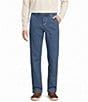 Roundtree & Yorke Classic Fit Flat Front Denim Chino Pants - Image 1