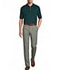 Roundtree & Yorke Classic Fit Flat Front Solid Linen Dress Pants - Image 3