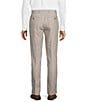 Roundtree & Yorke Classic Fit Flat Front Solid Linen Dress Pants - Image 2