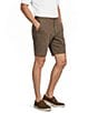 Roundtree & Yorke Classic Fit Flat Front Washed Textured 9#double; Chino Shorts - Image 5