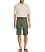 Color:Beetle - Image 3 - Classic Fit 13#double; Utility Cargo Shorts