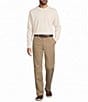 Roundtree & Yorke Classic Fit Solid Washed Chino Pants - Image 3