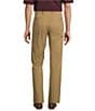 Roundtree & Yorke Classic Fit Washed Chino Pants, Color:Khaki - Image 2
