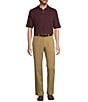 Roundtree & Yorke Classic Fit Washed Chino Pants, Color:Khaki - Image 3