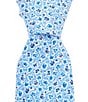 Color:Blue - Image 1 - Ditsy Floral 2 3/4#double; Woven Tie