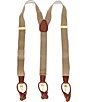 Roundtree & Yorke Dot Print Convertible Y-Back Suspenders - Image 2