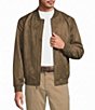 Roundtree & Yorke Faux Suede Bomber Jacket - Image 1