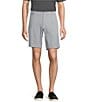 Roundtree & Yorke Flat Front 9#double; Performance Dobby Shorts, Color:Chiseled Stone Grey - Image 1