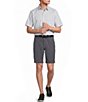 Roundtree & Yorke Flat Front 9#double; Performance Herringbone Shorts - Image 3