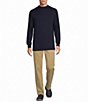 Roundtree & Yorke Flat Front Classic Fit Chino Pants - Image 6