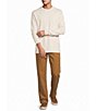 Roundtree & Yorke Flat Front Classic Fit Chino Pants - Image 3