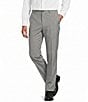 Roundtree & Yorke Flat Front Classic Fit Performance Textured Dress Pants - Image 1