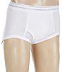 Color:White - Image 1 - Full-Cut Briefs 3-Pack