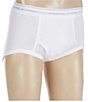 Color:White - Image 1 - Full-Cut Briefs 3-Pack