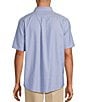 Roundtree & Yorke Gold Label Non-Iron Button Down Short Sleeve Solid Sport Shirt - Image 2