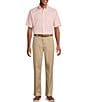 Roundtree & Yorke Gold Label Non-Iron Button Down Short Sleeve Solid Sport Shirt - Image 3