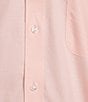 Roundtree & Yorke Gold Label Non-Iron Button Down Short Sleeve Solid Sport Shirt - Image 4