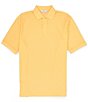 Color:Light Yellow - Image 1 - Gold Label Short Sleeve Pima Cotton Solid Polo